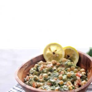 how to make chickpeas salad