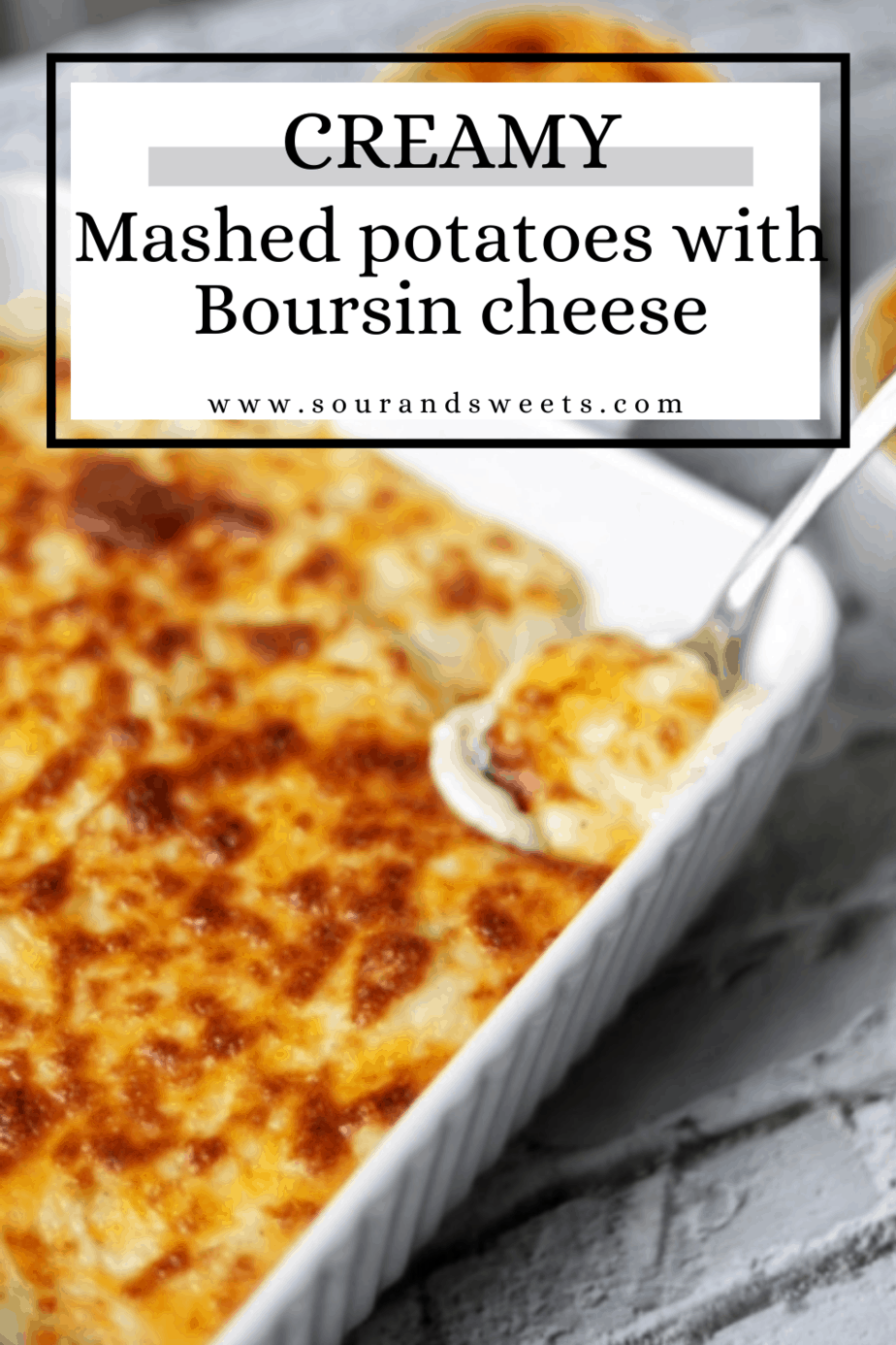 Mashed Potatoes with Boursin Cheese