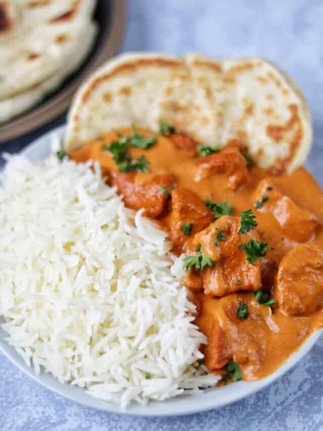 butter chicken with heavy cream