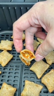 Let the pizza rolls sit for 3-5 minutes prior to eating to avoid burning your mouth. 