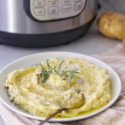 Skin on Instant Pot Yukon Gold Mashed Potatoes