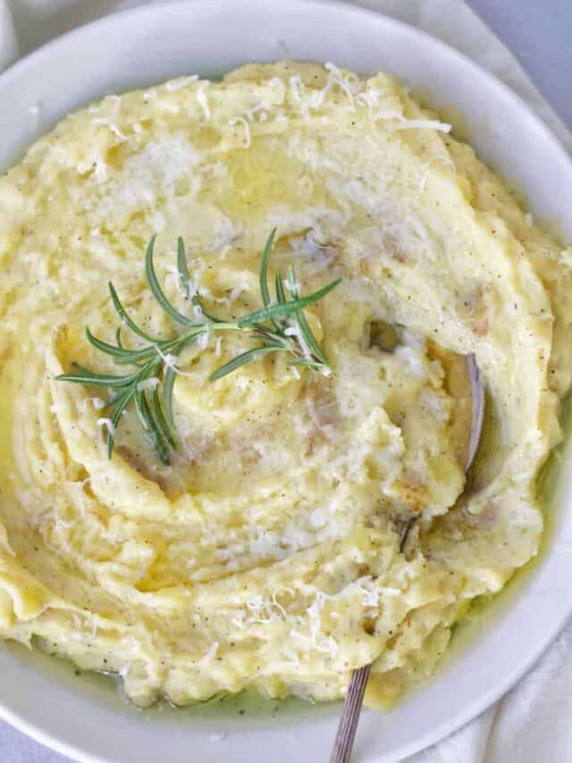 SKIN ON INSTANT POT YUKON GOLD MASHED POTATOES