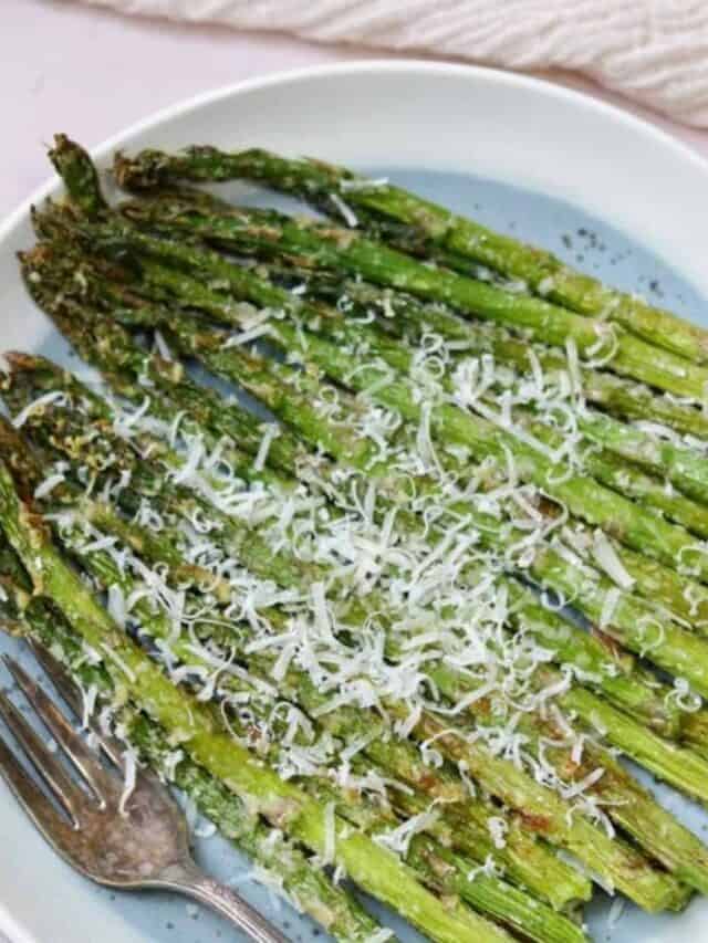 EASY AIR FRYER ASPARAGUS PARMESAN