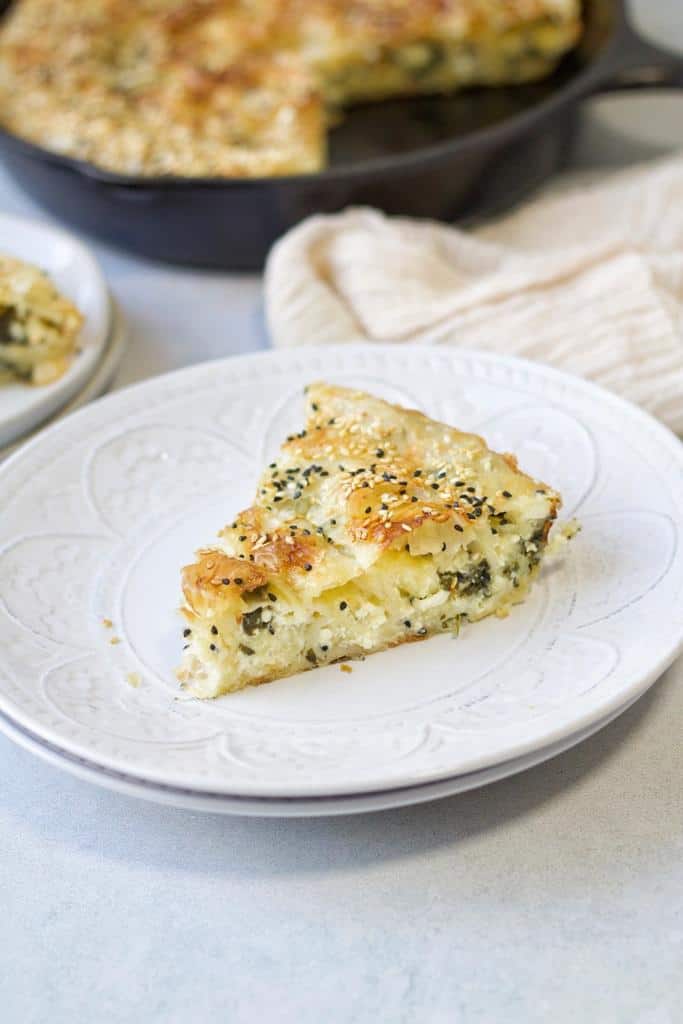 enjoy this delectable spinach Börek pastry which has a so crunchy and flaky texture