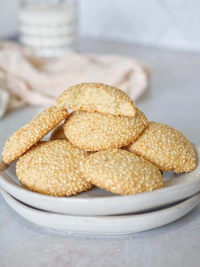 BAKSAM- MIDDLE EASTERN SESAME SEED COOKIES