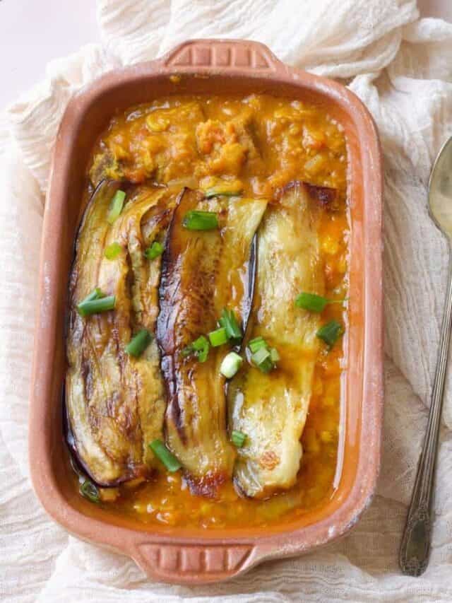 KHORESH GHEYMEH BADEMJAN (PERSIAN EGGPLANT STEW)