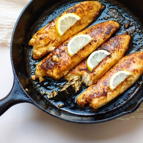 Pan Fried Lemon Butter Tilapia