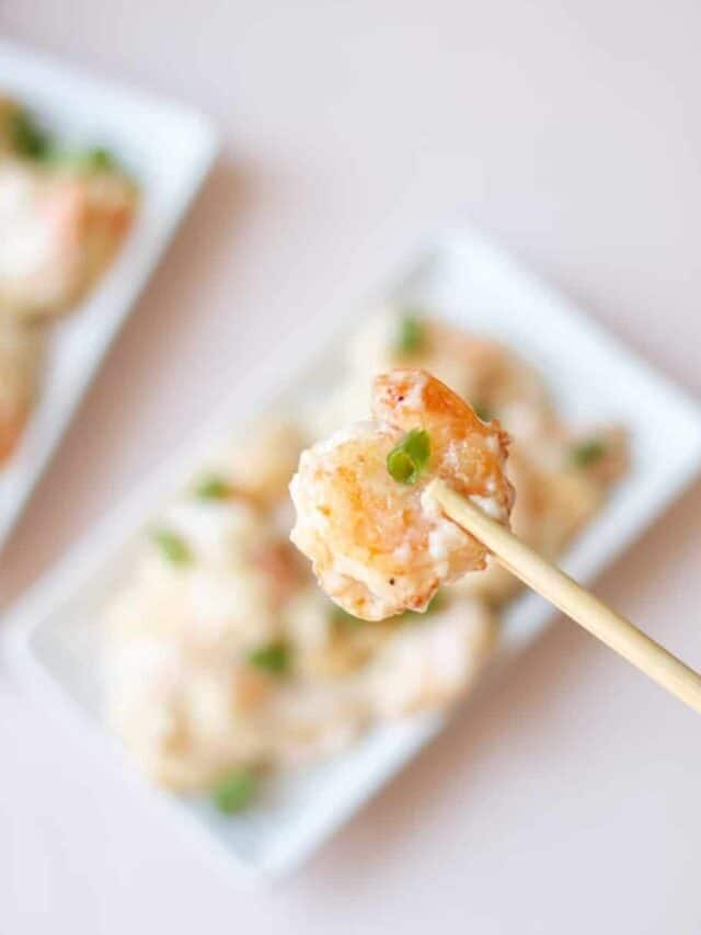 EASY BUFFET STYLE CREAMY CHINESE COCONUT SHRIMP RECIPE