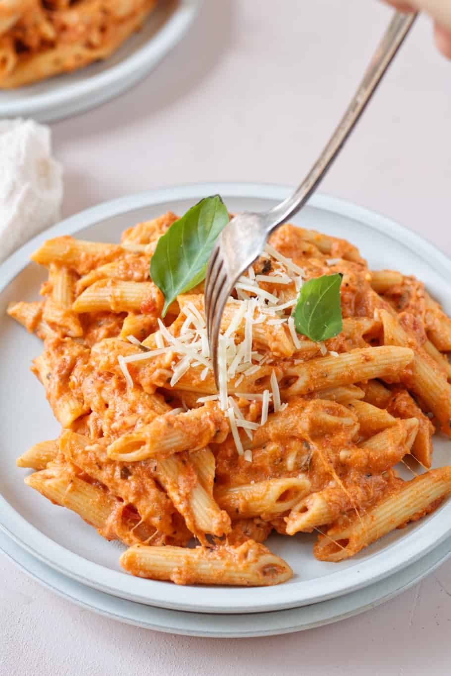 This four cheese pasta Cheesecake Factory copycat is so cheesy and delicious, ready in 30 minutes, and tastes exactly like the saucy and satisfying takeout original