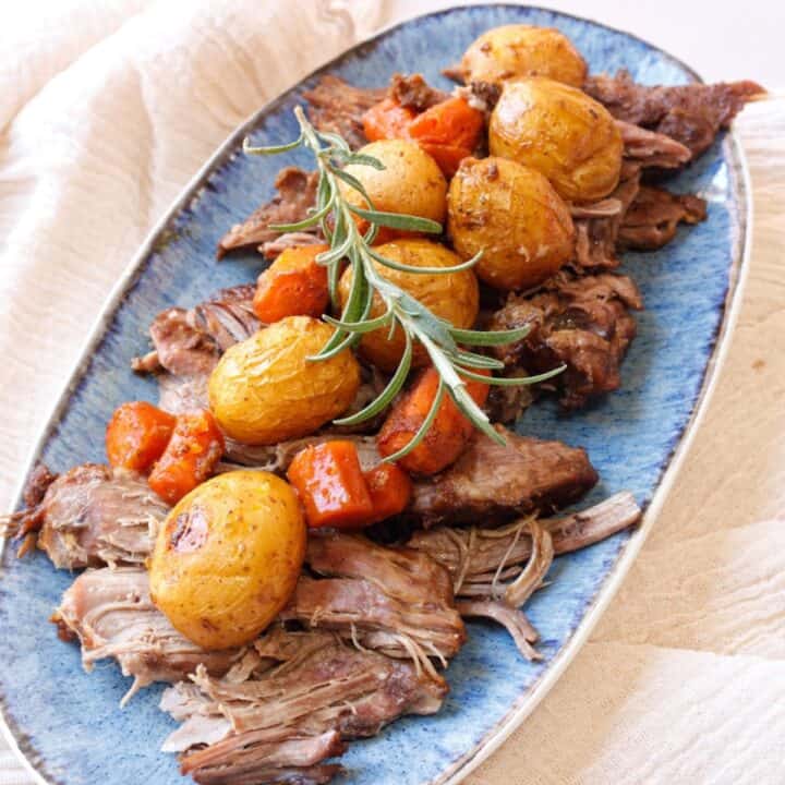 Slow Roasted Boneless Leg of Lamb