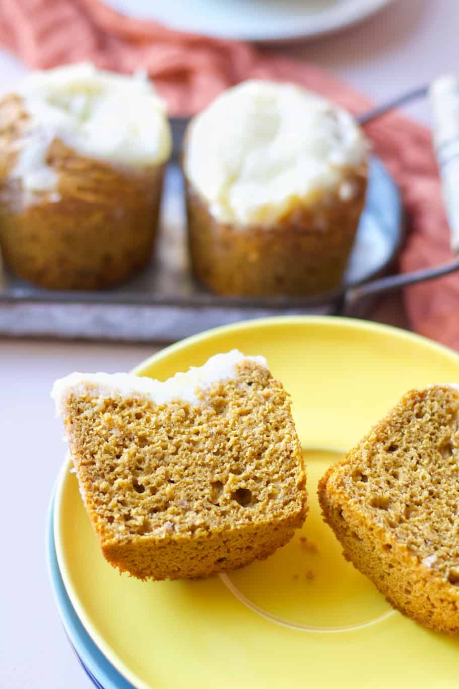 the creamy cheese center inside a pumpkin treat will make this recipe your favorite treat