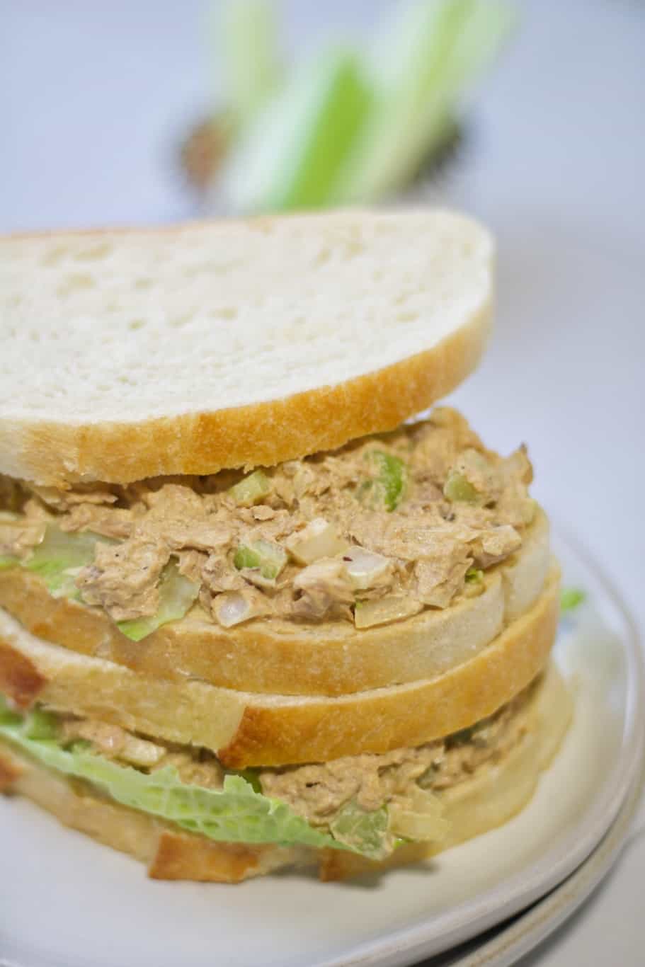 Creamy and crunchy copycat Jimmy John's tuna salad sandwich