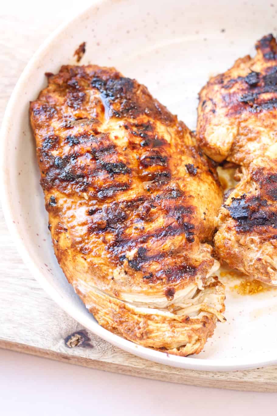Tender chicken packed with flavor from a chipotle based marinade with lime and orange juice